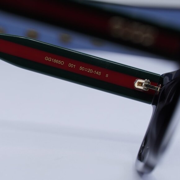 Gucci GG1865O 001 Square Eyeglasses – Black 50mm - Picture 5 of 9